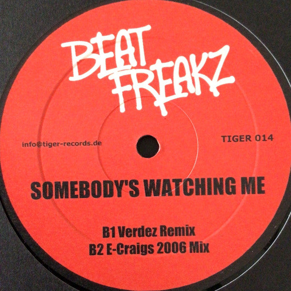 Beat Freakz* : Somebody's Watching Me (12", Red)