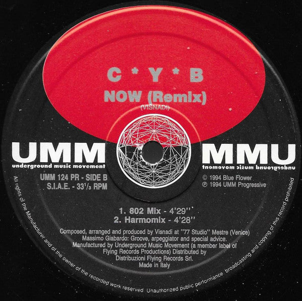 C*Y*B : Now (Remix) (12")