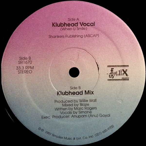 The Walls & Company : Heaven (When U Smile) (12")