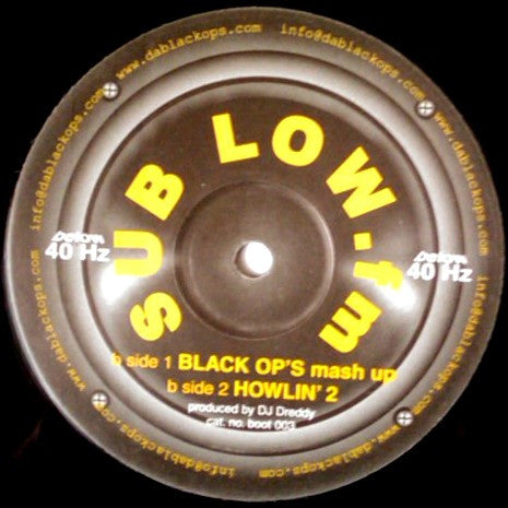 DJ Dreddy* : Sublow.Fm Part 3 (12")