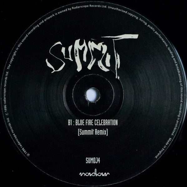 Summit : Blue Fire Celebration (12", Promo)