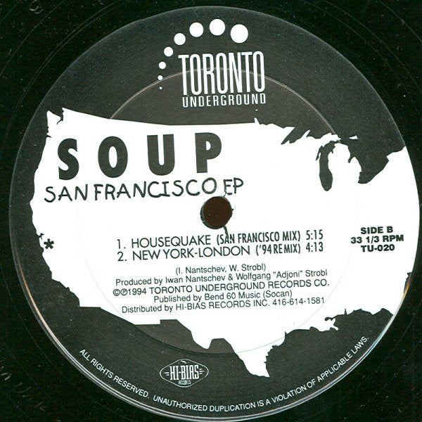 Soup : San Francisco EP (12", EP)