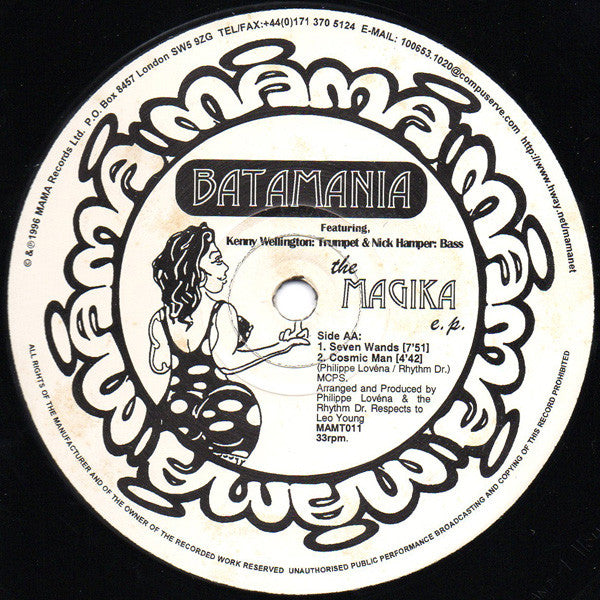 Batamania : The Magika E.P. (12", EP)