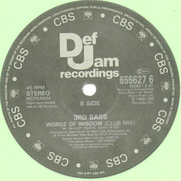 3rd Bass : The Gas Face (12", Gre)