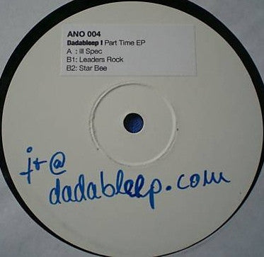 Dadableep : Part Time EP (12", EP, Promo, W/Lbl, Sti)