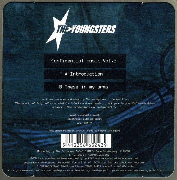 The Youngsters : Confidential Music Vol. 3 (12")