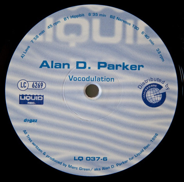 Alan D. Parker : Vocodulation (12")