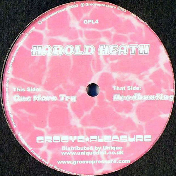 Harold Heath : One More Try / Headhunting (12")