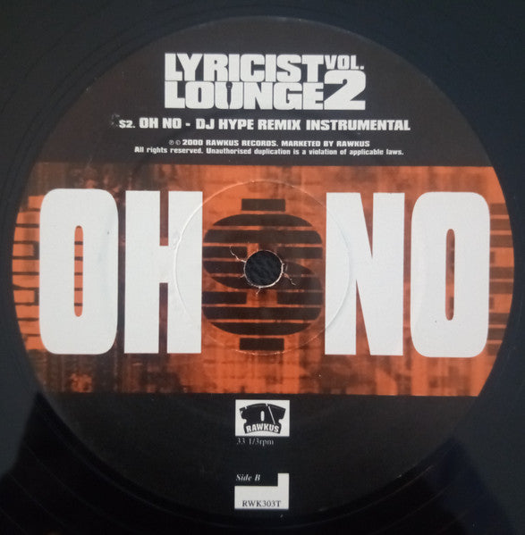 Various : Lyricist Lounge Vol. 2 (12", Single)
