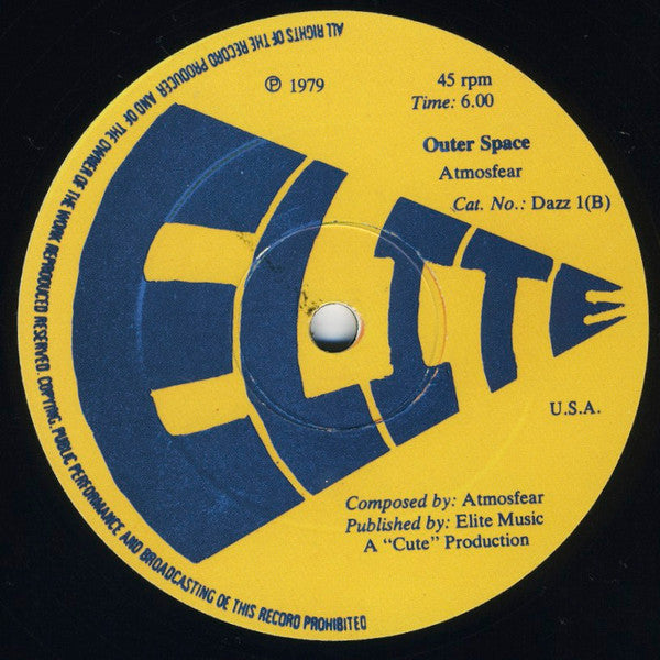 Atmosfear : Dancing In Outer Space (12", RE)