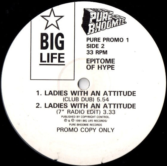 Epitome Of Hype : Ladies With An Attitude (12", Promo)