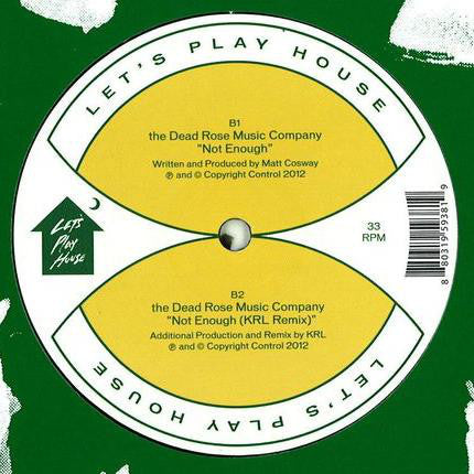 Dead Rose Music Company, The* : Tonight (12")