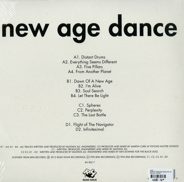 NAD : Dawn Of A New Age (2x12", Album, RE)