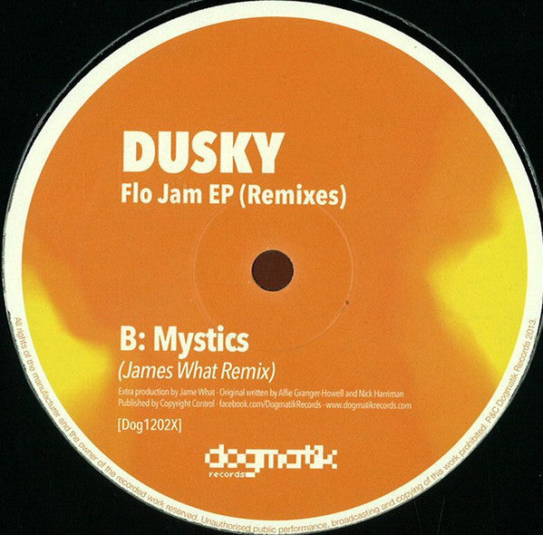 Dusky (2) : Flo Jam EP (Remixes) (Part 2) (12", EP)