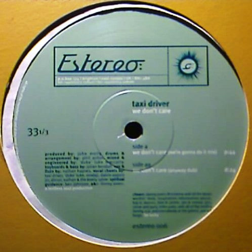 Taxi Driver : We Don't Care (12")