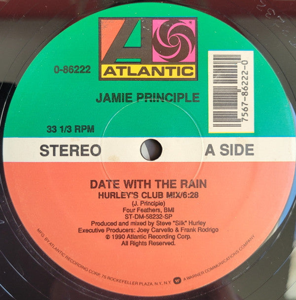 Jamie Principle : Date With The Rain (12", M/Print)