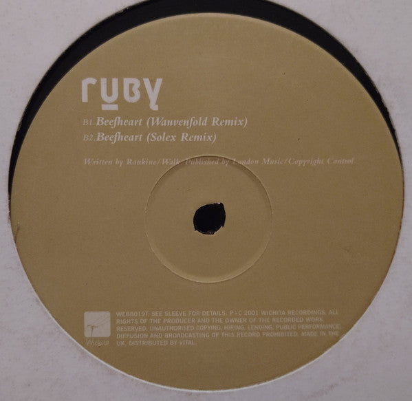 Ruby : Beefheart (12")