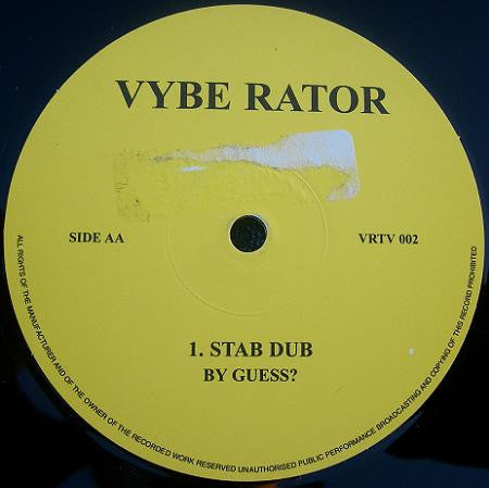 Guess? : Backstab / Stab Dub (12", Unofficial)