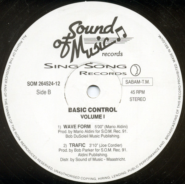 Basic Control : Vol.1 (12", Ltd)