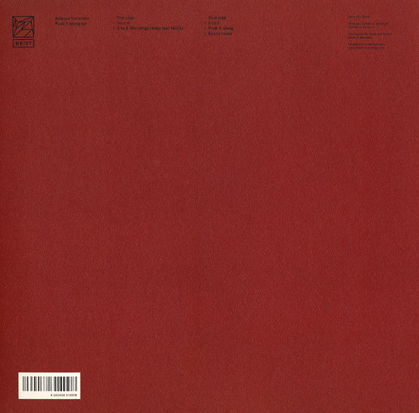 Adesse Versions : Push It Along EP (12", EP, 180)