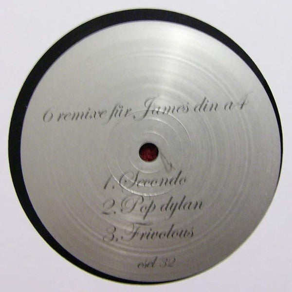 James Din A4 : 6 Remixe Für James Din A4 (12")