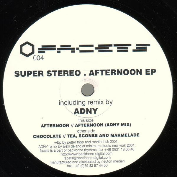 Super Stereo : Afternoon EP (12", EP)