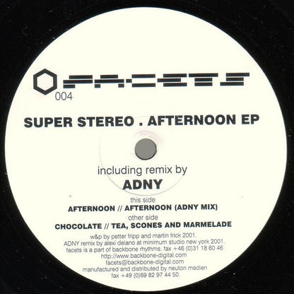 Super Stereo : Afternoon EP (12", EP)
