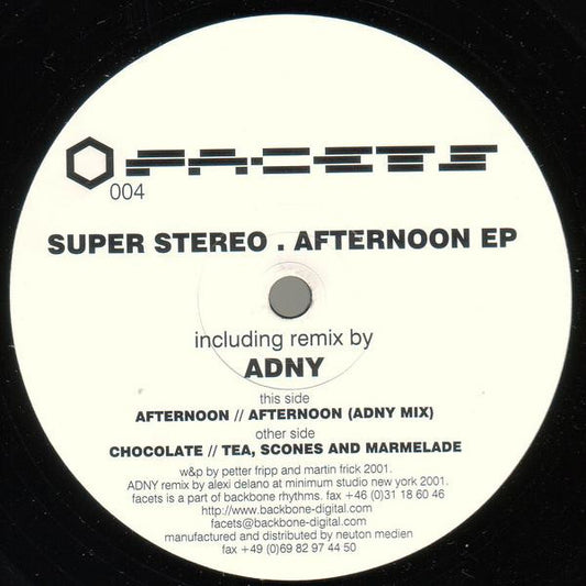 Super Stereo : Afternoon EP (12", EP)