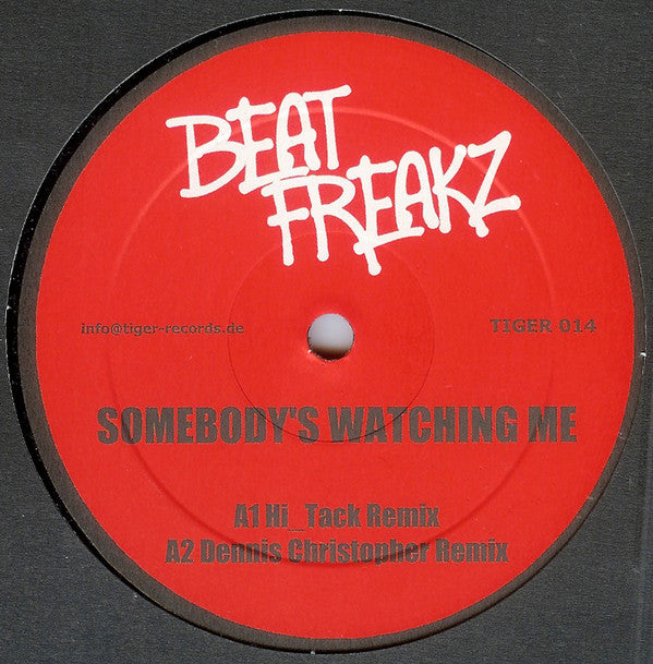 Beat Freakz* : Somebody's Watching Me (12", Red)