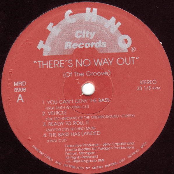Various : There's No Way Out (Of The Groove) (LP, Comp)