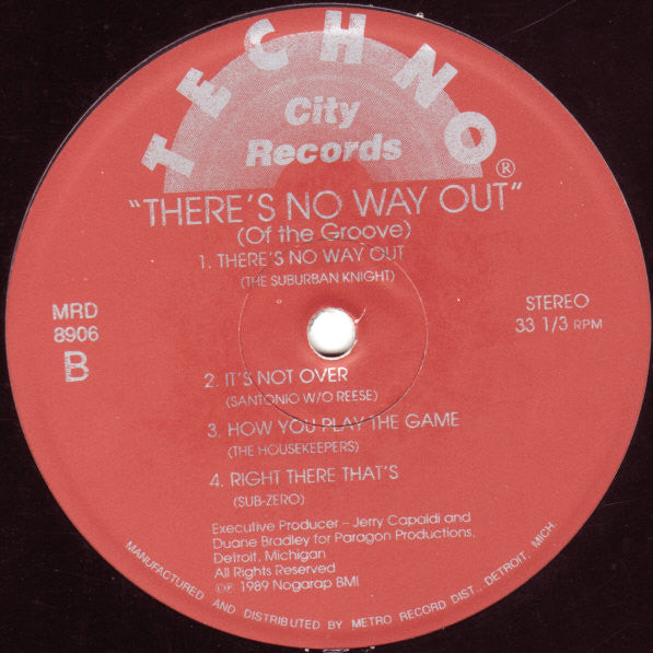 Various : There's No Way Out (Of The Groove) (LP, Comp)