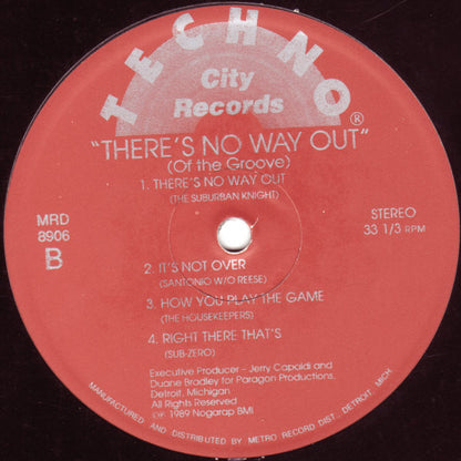 Various : There's No Way Out (Of The Groove) (LP, Comp)