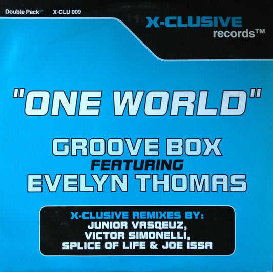 Groove Box (2) Featuring Evelyn Thomas : One World (2x12", Dou)