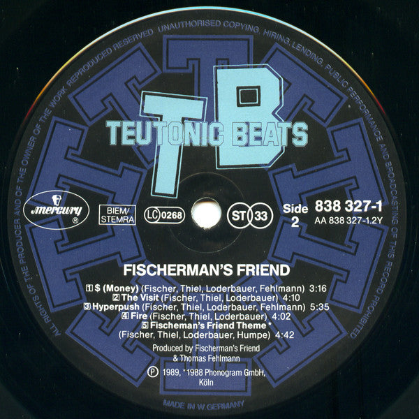 Fischerman's Friend : Fischerman's Friend (LP, Album)