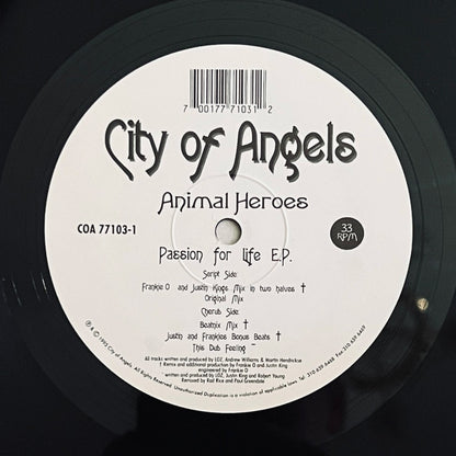 Animal Heroes : Passion For Life E.P. (12", EP)
