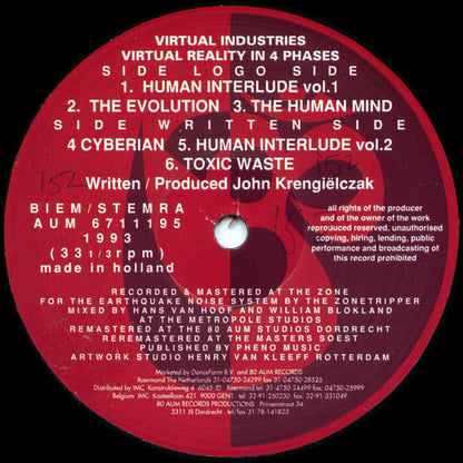 Virtual Industries : Virtual Reality In 4 Phases (12")