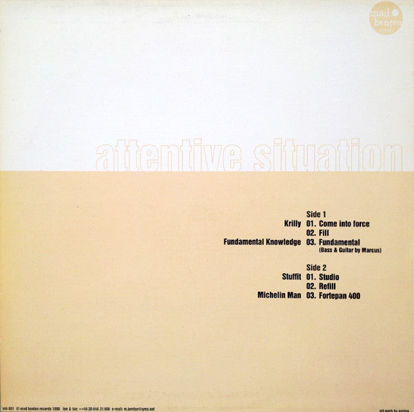 Various : Attentive Situation (12")