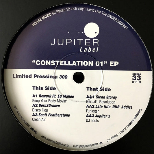 Various : Constellation 01 EP (12", EP, Ltd)