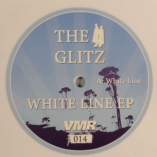 The Glitz : White Line EP (12", EP, Whi)