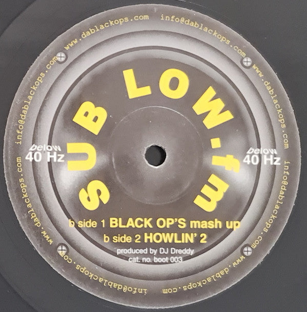 DJ Dreddy* : Sublow.Fm Part 3 (12")