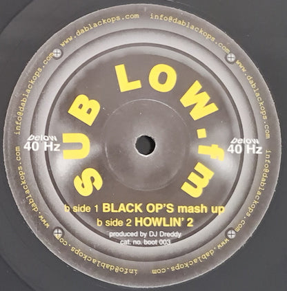DJ Dreddy* : Sublow.Fm Part 3 (12")