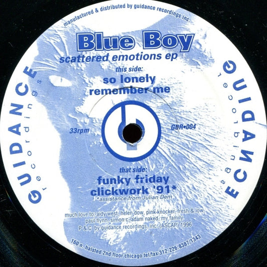 Blue Boy : Scattered Emotions EP (12", EP)