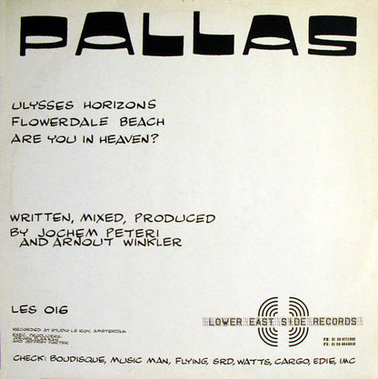 Pallas : A Taste Of Ulysses (12")