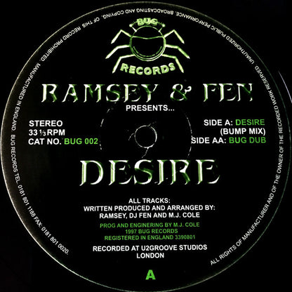 Ramsey & Fen : Desire (12")