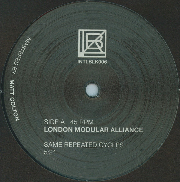 London Modular Alliance : INTLBLK006 (12", Single)