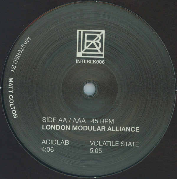 London Modular Alliance : INTLBLK006 (12", Single)