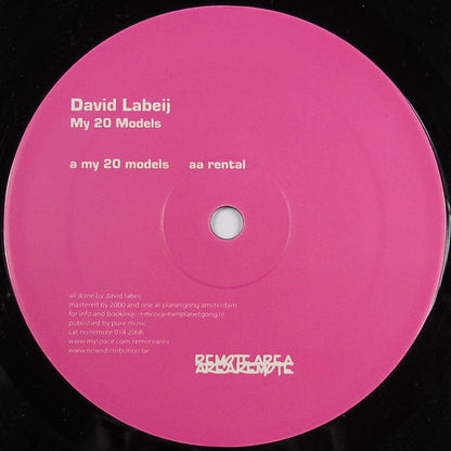 David Labeij : My 20 Models (12")