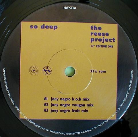 The Reese Project : So Deep (12" Edition One) (12")