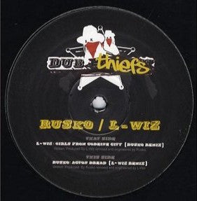 Rusko / L-Wiz : Girls From Codeine City / Acton Dread (Remixes) (12")