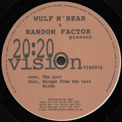 Wulf N ' Bear* & Random Factor : Urban Farmers / Desert Island Discs (2x12")